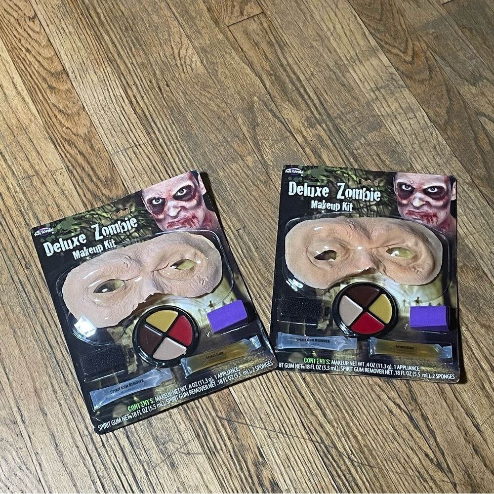 2 Deluxe Zombie Makeup Kit